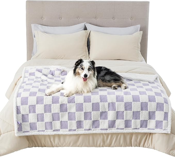 Lesure Waterproof Dog Blanket for Large Dogs 3D Textured