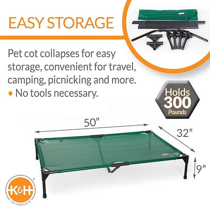 K&H Pet Products Elevated Outdoor Dog Cot Bed