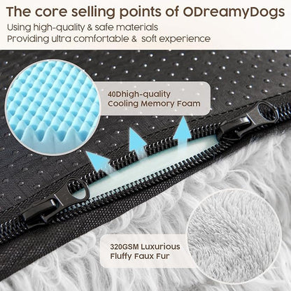Human Dog Bed for Adult 290 GSM 40D Orthopedic