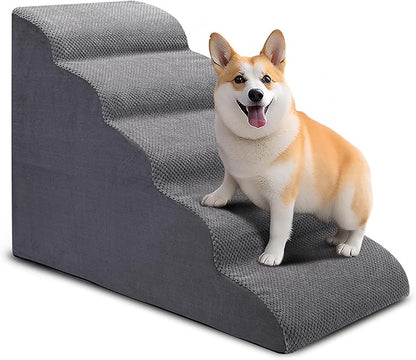 Dog Stairs for Bed 5 Tier 24" High