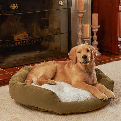 Maddie Donut Dog Bed with Removable Center Pillow (32" x 32")
