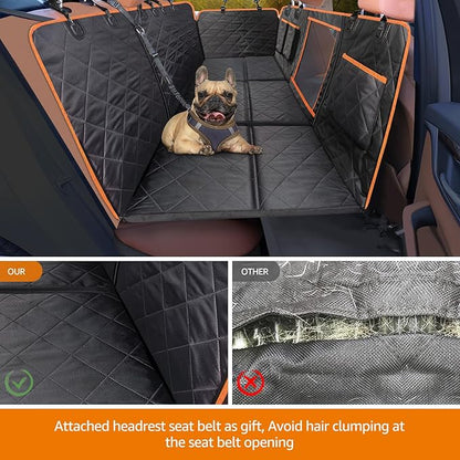 iBuddy Dog Back Seat Extender Hard Bottom Dog 400LB Protect