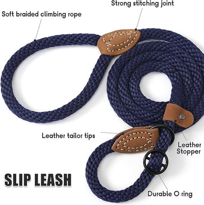 Mile High Life Slip Leads for Dogs 4 Feet