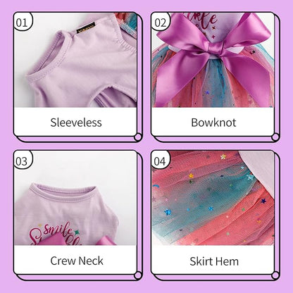 Dog Clothes Summer Dog Dress for Small Medium Dogs Girl