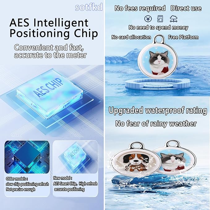 Cat Tracker-Airtag Cat Collar-Cat Tracker Collar-Pet Tracker