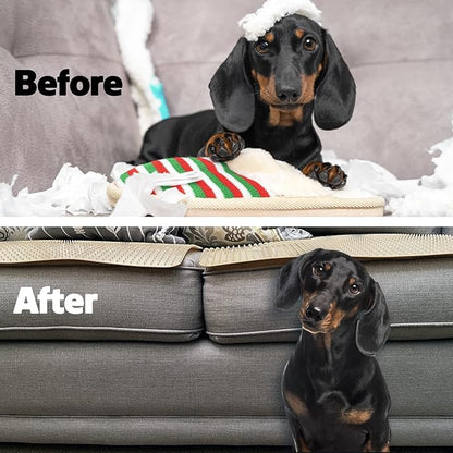 RESILIA Furniture Protector Pet Deterrent Tiles 21 Inches 19 Inches, 4 Pack