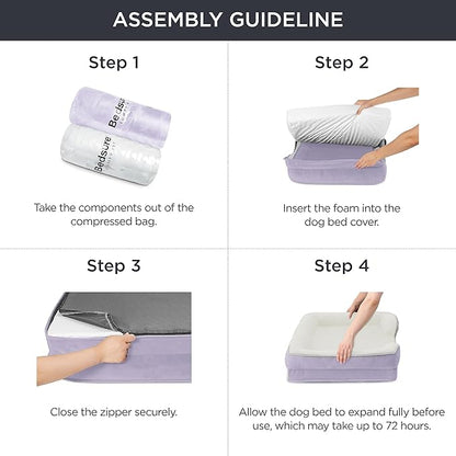 Bedsure Orthopedic Dog Bed for Medium Dogs