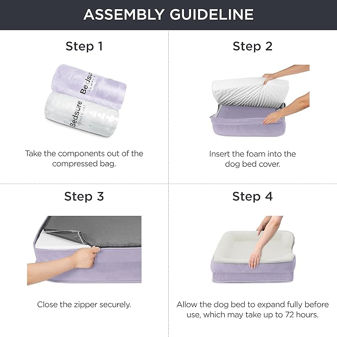 Bedsure Orthopedic Dog Bed for Large Dogs