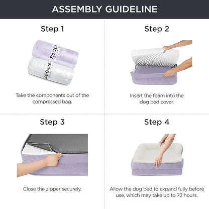 Bedsure Small Orthopedic Dog Bed