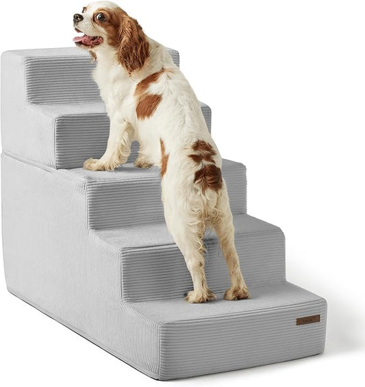 Lesure Dog Stairs for Small Dogs 5 Steps
