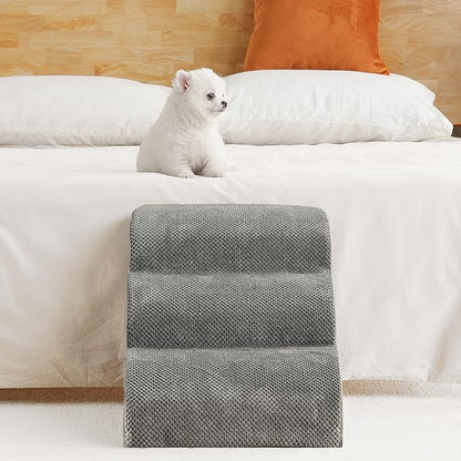 Romrol Dog Stairs Ramp for Beds Couches 3-Tiers