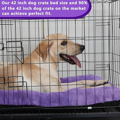 Dog Crate Bed 42 x 28 Washable 80lb Dog,42