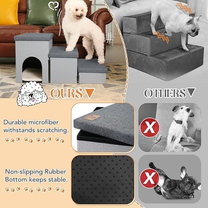 Dog Stairs for Small Dogs 22 inches(3