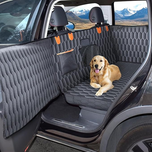 Medium Machine Washable Dog Car Seat Cover for Back Seat& Car Door Protector