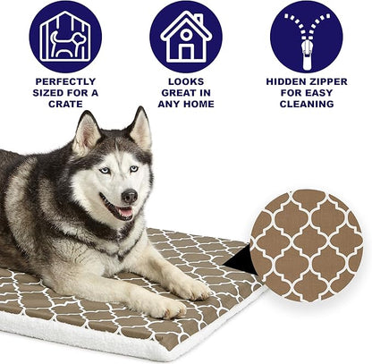 MidWest Homes for Pets Quiet Time Teflon Defender Dog Beds; Pet Beds Designed to Fit Folding Metal Dog Crates 36-Inch