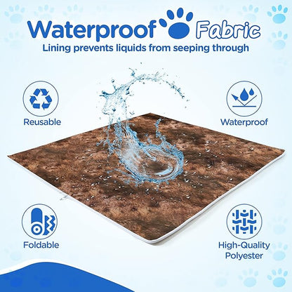 PupProtector Waterproof Throw Blanket for Dogs and Cats (60" L 50" W)