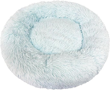 Deluxe Calming Dog Bed for Small Medium Dogs & Cats XS(20" x 20" x 6"))