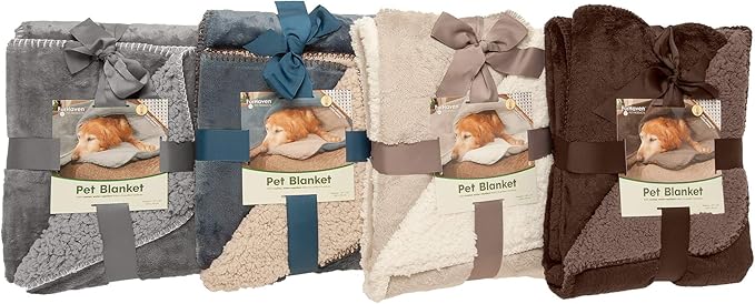 Furhaven Waterproof & Self-Warming Throw Blanket for Dogs & Indoor Cats