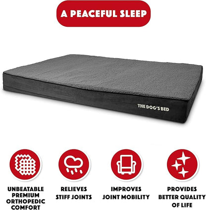 The Dog’s Bed Orthopedic Jumbo Memory Foam Dog Bed 64x44, Pain
