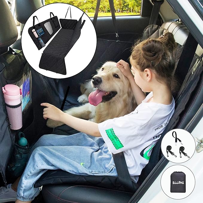 ELLONI Backseat Dog Cover for Car