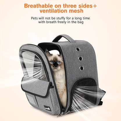 Cat Carrier Backpack 18 Lbs,Grey