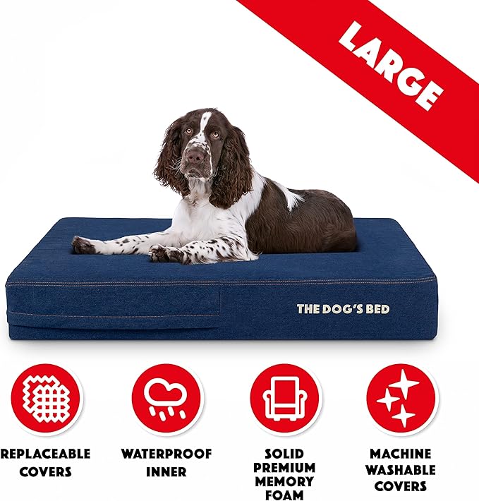 The Dog’s Bed Orthopedic Memory Foam Dog Bed 40x25, Pain