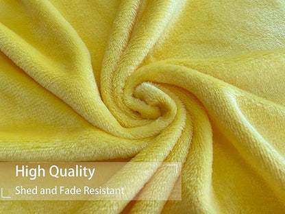 iMaylex Soft Flannel Fleece Blanket for Bed Couch Sofa 59 x 78 inch (150 x 200 cm)