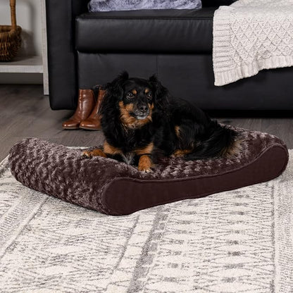 Furhaven Orthopedic Dog Bed for Medium/Small Dogs w/ Removable Washable Cover 23 lbs
