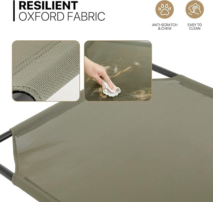 MoNiBloom Elevated Dog Bed for Large Dogs 50 Inches