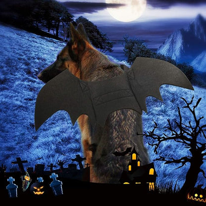 Rypet Dog Bat Costume - Halloween Pet Costume Bat Wings Cosplay Dog Costume Cat Costume for Party XL