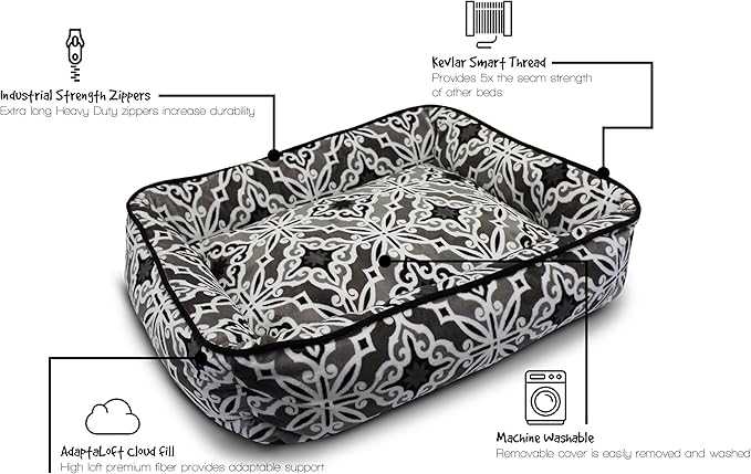 PUP IQ Smart Pup Sand Lounger Dog Bed