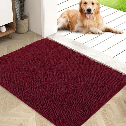 OLANLY Dog Door Mat for Muddy Paws 40x32