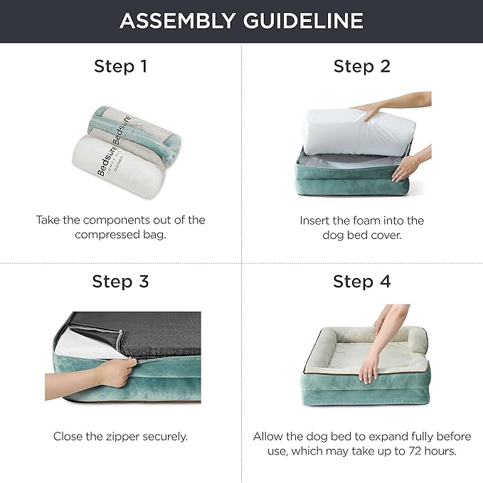 Bedsure Orthopedic Dog Bed for Large Dogs