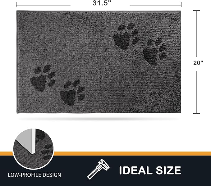 PURRUGS Dirt Trapper Door Mat 20" x 31.5"