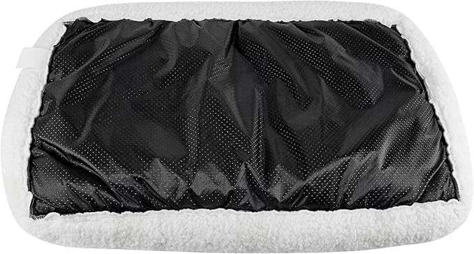 Long Rich HCT ERE-001 Super Soft Sherpa Crate Cushion Dog and Pet Bed 36.5 x 23.5 inches