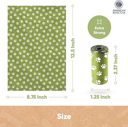 AKC Dog Poop Bags 16 Refill 240 Count