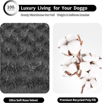 NOYAL Dog Bed Mat Soft Washable Dog Crate