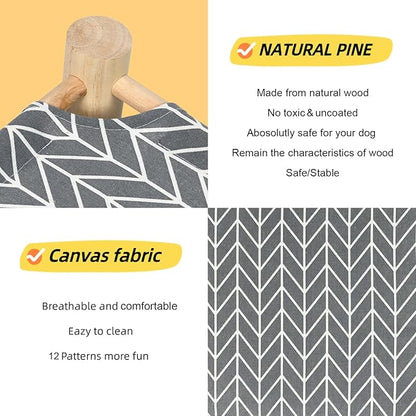 Patas Lague Cat and Dog Hammock Bed Small Dog Bed (2 Covers)