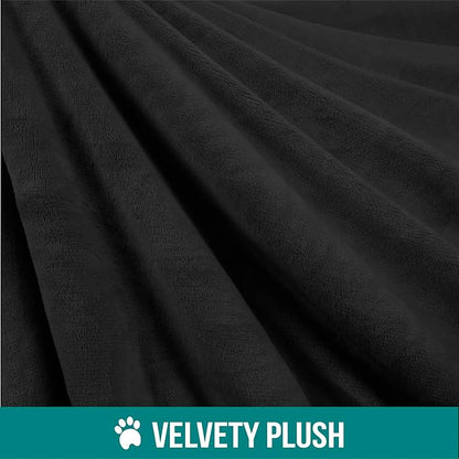 PetAmi Waterproof Dog Blanket for Small Medium Dog 29x40 Black