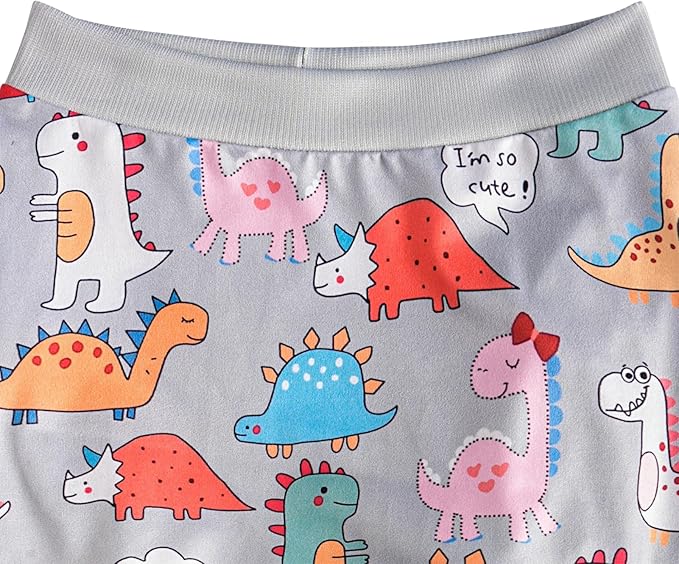 Dinosaur Dog T Shirts Cute Dinosaur Pattern Printed Apparel Shirt for Large Dogs Softable Stretchy Pet Clothes (L, Grey Dinosaur)
