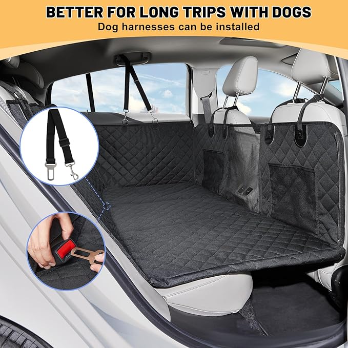 Back Seat Extender for Dogs Truck 300lbs, Waterproof