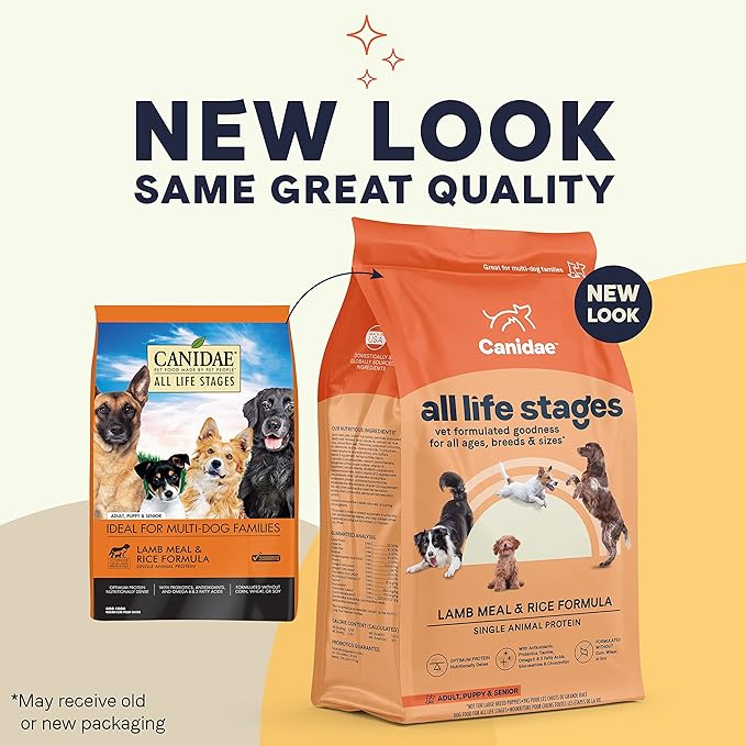 Canidae All Life Stages Dry Dog Food, Lamb Meal & Rice Formula, 15 lbs.