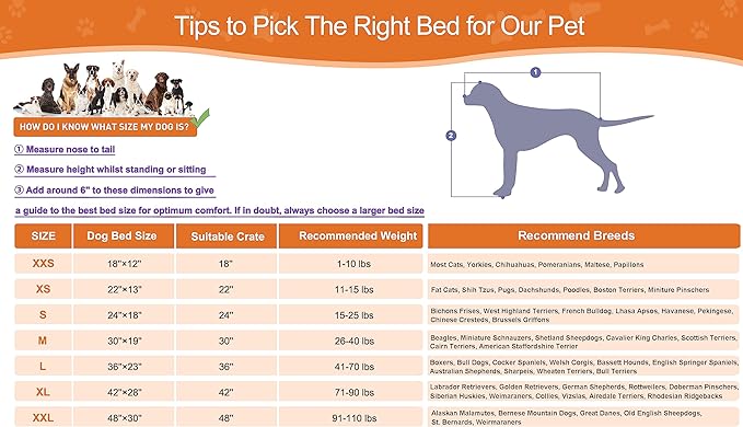 POCBLUE Deluxe Washable Dog Bed for Small Dogs Dog Crate Mat 24 inch Comfy Fluffy Kennel Pad Anti-Slip for Dogs Up to 25 lbs 24" x 17", Brown