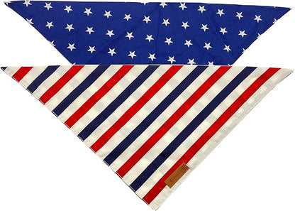 Realeaf 4th of July Dog Bandanas 2 Pack