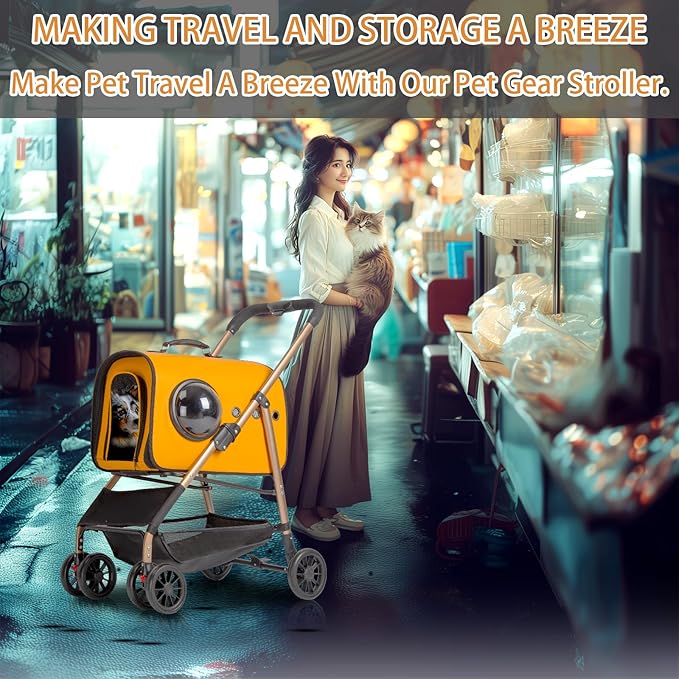 Magicorange Pet Stroller 3 in 1 Dog Stroller for Medium Small Size Dogs