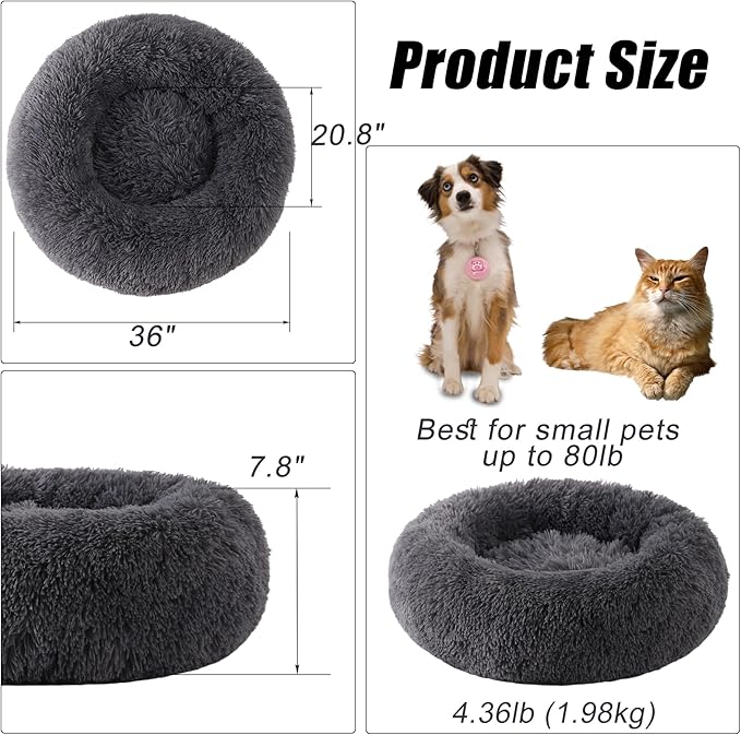 Calming Dog Bed 36" x 36")