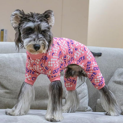 CuteBone Turtleneck Dog Pajamas Pet Clothes Thermal Dralon Onesie Cashmere High-Necked Puppy Pjs Coat - Warm, Cozy, and Stylish Sleepwear for Pets GP02L