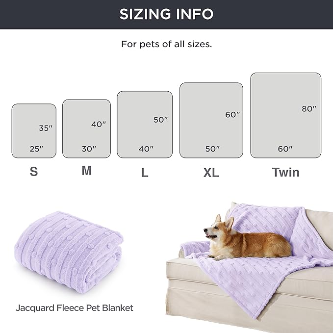 Bedsure 1 Pack 2 Dog Blankets for Small Dogs 2pcs Washable 300GSM Coral