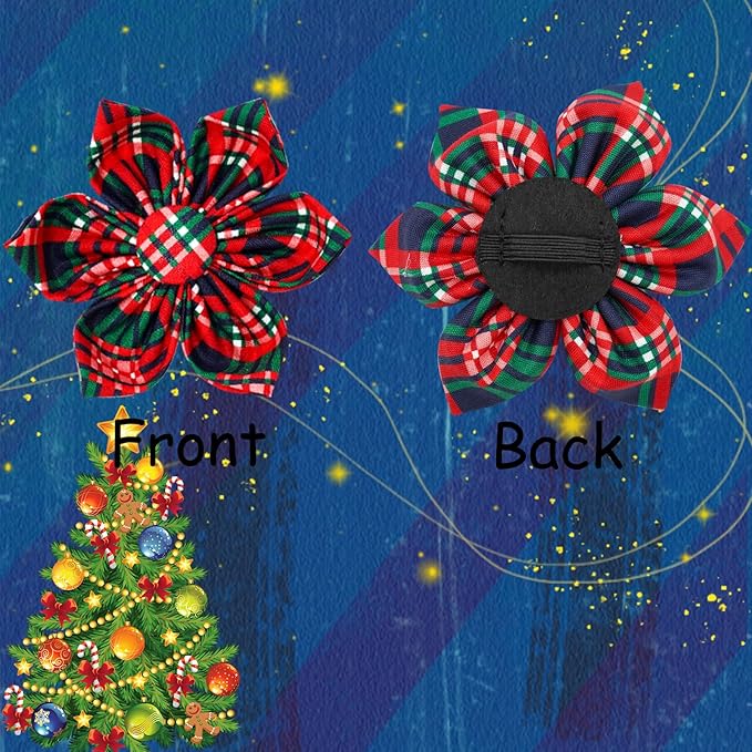 Elegant little tail Dog Collar with Flower