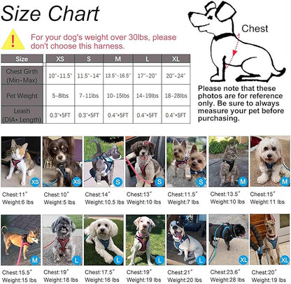 Dog Harness Step-in Breathable Puppy Cat Dog Vest